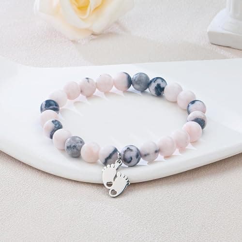 Sereney Mothers Day Gifts for Mom Grandma Daughter 1st New Mom Sister Step Mother Wife Girlfriend Best Friends, Pearl Bracelet as Graduation Gift for Her, Beaded Bracelets as Birthday Gifts for Women thumbnail 4