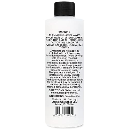 Pronto 100% Acetone Gel Nail Polish Remover - Gel Polish Remover for Nails | Acetone Nail Polish Remover For Nails for Removal of Glue, Gel, Acrylic & Dip | Gel Polish Remover, 8 Fl oz thumbnail 2