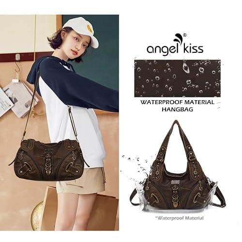 Angelkiss Hobo Purses and handbags for Women Satchel Handbag Women Purses Large Daily Shoulder Bags thumbnail 7
