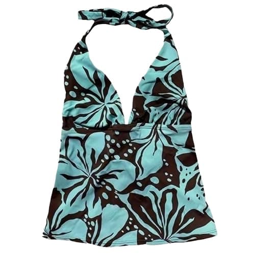 Striped Tank Top Y2k 2000s Leopard Emo Grunge Mcbling Spaghetti Strap Tops Teen Girls Women Cheetah Cami - Image 1