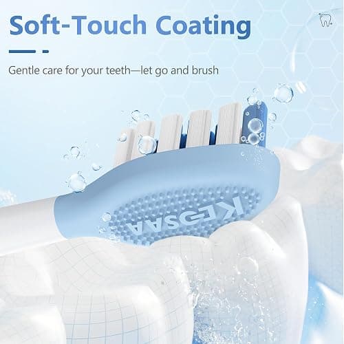 Replacement Toothbrush Heads for Philips Sonicare Electric Toothbrush, 2-in-1 Tongue Cleaner, 10 Pack, Ice Blue,Suitable for Philips Sonicare Heads, C2, C1, C3, W1, W2, W3, G1, G2, G3 thumbnail 6