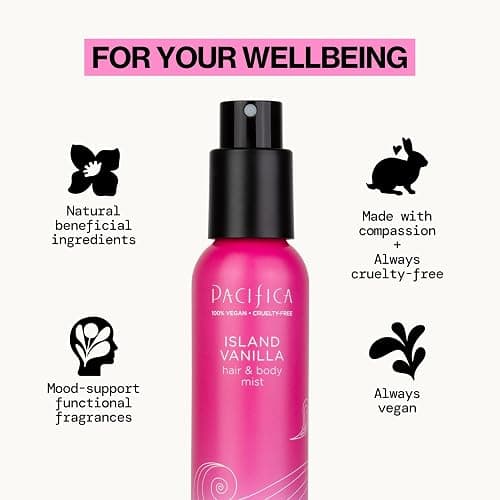Pacifica Hair & Body Mist Take Me There Travel Size, Gift Set, Fragrance, Perfume Body Spray, Island Vanilla, Dream Moon, Silver Moon (Set of 3) Clean Vegan & Cruelty-Free Dermatologist Tested thumbnail 12