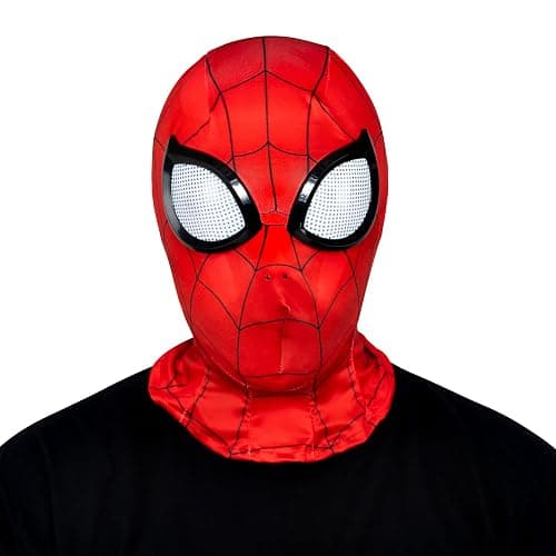 Jazwares MARVEL Official Adult Zentai Halloween Costume Accessory - Deluxe Two-Way Stretch Spandex Mask with Molded Eyes - Image 1