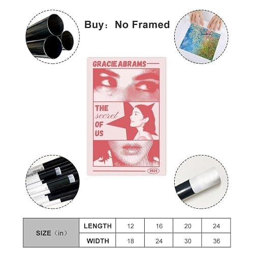 BALQOIFD Gracie Poster Abrams Music Canvas Poster HD Printing for Room Canvas Wall Art Bedroom Decor UnFrame 12x18inch(30x45cm) thumbnail 7
