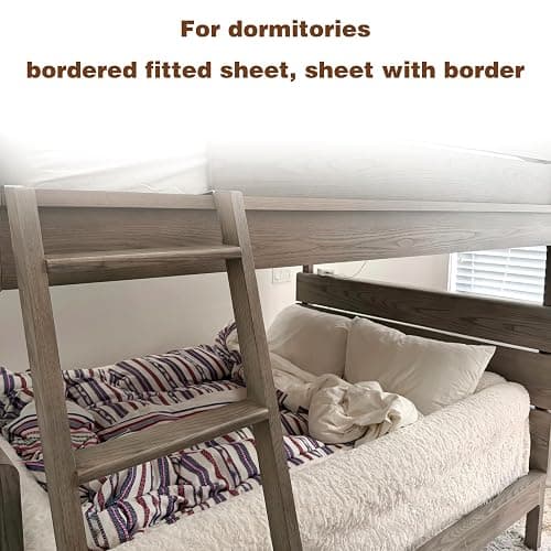BEUDUOQI The World's First Bordered Bed Sheet-Bed Sheet with Border, Bordered Fitted Sheet Padded Zippered Edges for Cozy, Comfort Secure, Breathable, Machine Washable, Easy Setup,47.2 * 78.7in thumbnail 5