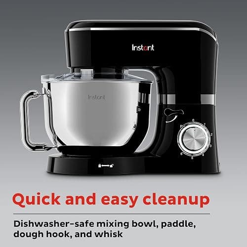 Instant Pot 6-Speed 6.3-Qt Stand Mixer with Stainless Steel Bowl thumbnail 5