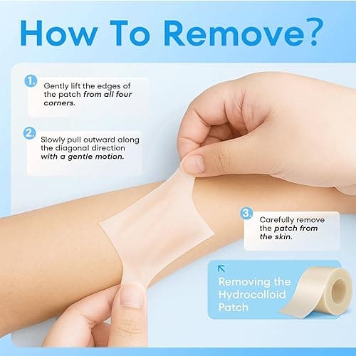 WIFAMY Hydrocolloid Roll for Wound Care: Extra Large 2IN*16.4FT Medical Grade Hydrocolloid Bandages with Self-Adhesive Cut-to-Size Pimple Patch Roll Ultra Absorbent Waterproof First Aid Kit Essential thumbnail 9