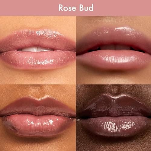 Summer Fridays Dream Lip Oil - Hydrating Tinted Lip Gloss Oil - Non-Sticky Formula with Skincare Benefits for Long-Lasting Softness + Shine - Effortless Beauty Gifts - Rose Bud (0.15 Oz) thumbnail 4