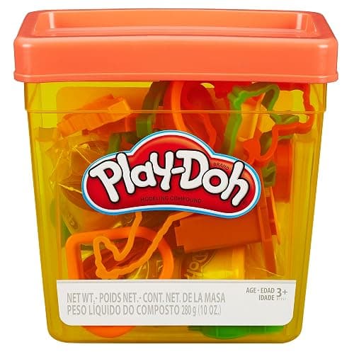 Play-Doh Fun Tub Set, 19 Accessories & Reusable Storage Container, Preschool Toys, Kids Arts & Crafts, Back to School Gifts, Ages 3+ (Amazon Exclusive) thumbnail 8