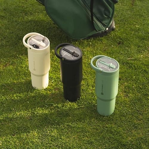 HydroJug Sport - Stainless Steel Tumbler with Straw, Vacuum Insulated, 40oz Leakproof Water Bottle, Ergonomic Design, Reusable, Dishwasher Safe, Rubber Base, Durable for Gym or Outdoors, Black thumbnail 2