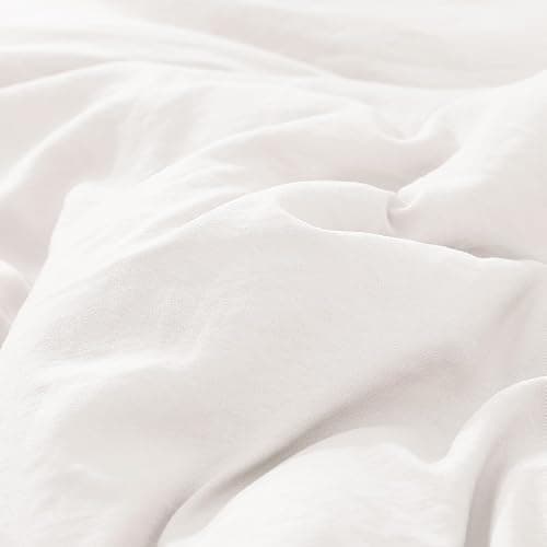 WRENSONGE Twin/Twin XL Comforter Set for Girls Boys Teens, 1 White Comforter & 1 Pillow Sham, Soft Lightweight Kids Comforter Sets for All Seasons Dorm Bedding thumbnail 6