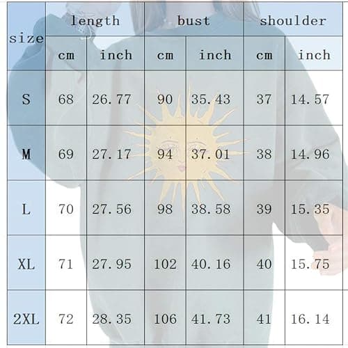 GAOJU Women's Oversized Sweatshirt Crewneck Long Sleeve Casual Loose Pullover Tops 90s Indie Aesthetic Sweatshirts thumbnail 6