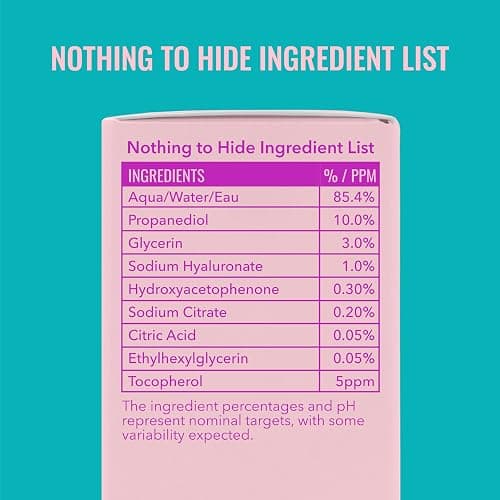 Good Molecules Hyaluronic Acid Serum - 1% Hyaluronic Acid Non-greasy Ultra Hydrating Serum, Facial Moisturizer for Plumper Skin, Skin Care for Face thumbnail 6
