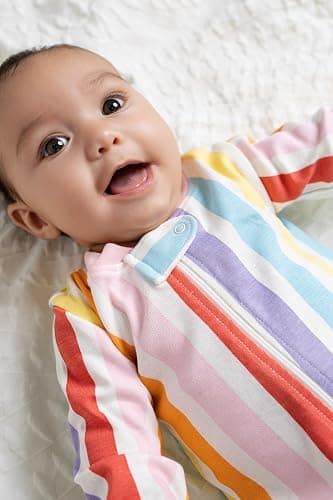 MONICA + ANDY One Piece Baby Pajamas, 100% Organic Baby Clothes for Girls and Boys, Sizes For Newborn and Infant thumbnail 3