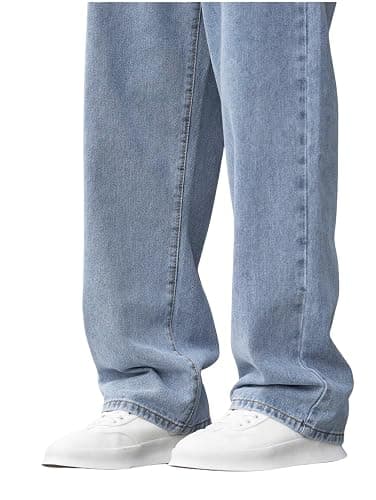 LuminBlaze Baggy Jeans for Men Y2K Streetwear Vintage Wide Leg Loose Fit Denim Pants Hip Hop Skater Carpenter Jeans thumbnail 3