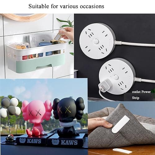Gisde Large Picture Hanging Strips Heavy Duty, 16-Pairs(32 Strips) Sticky Picture Hangers for Walls No Damage Wall Picture Hangers Without Nails Refill Adhesive Poster Strips thumbnail 8
