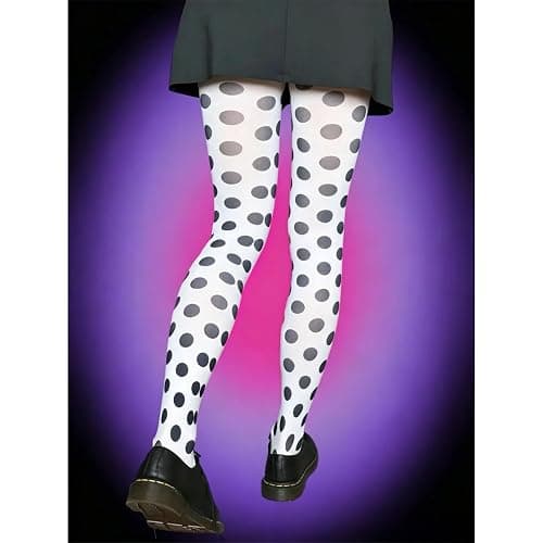 RICHTRUE Whimsy Twee Funky Patterned Tights Women Teen Girls Emo Goth Cool 2000s Fun Printed Tights Y2k Grunge Alt Clothes thumbnail 4