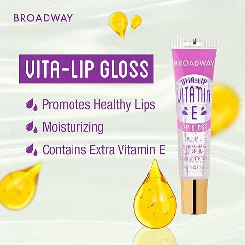 Ruby Kisses Broadway Vita-Lip Clear Lip Gloss (10 Pack), Ultra-Hydrating & Soothing Formula with Vitamins, High-Shine Non-Sticky Finish Lip Balm with Mint, Rosehip, Coconut, Mango, Argan, Honey, Shea thumbnail 5