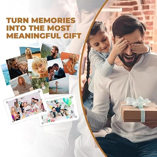 CONEATI 4-Pack Car Picture Holder, Acrylic Car Visor Photo Clips, Personalized Car Accessories Magnetic Car Sunshade Photo Frame for Adding Family or Personal Photos, Gifts thumbnail 7
