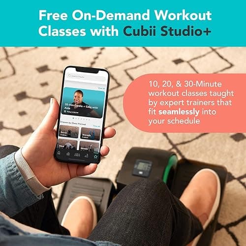 Cubii Move - Under Desk Elliptical Bike Pedal Exerciser Portable Seated Elliptical Machine W/Adjustable Workout Levels - Adult to Seniors thumbnail 5