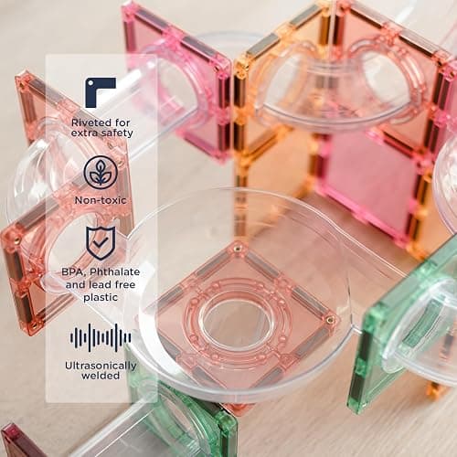 CONNETIX Pastel Ball Run Expansion Pack, 80 Pieces thumbnail 3