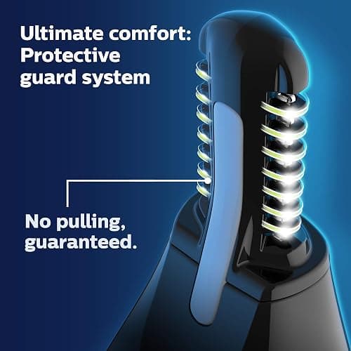 Norelco Philips Nose Trimmer 5000 for Nose, Ears, Eyebrows Trimming Kit, NT5600/62 thumbnail 2