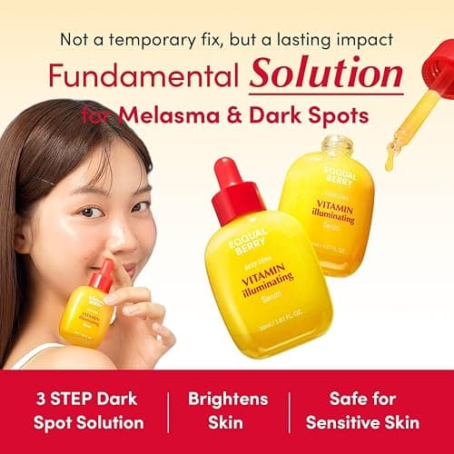 EQQUALBERRY Vitamin Illuminating Serum – Brightening Vitamin C Serum with Niacinamide | Strengthens skin barrier | Hydrates using Ceramide and Hyaluronic Acid, 1.01oz | holiday gifts / 30ml thumbnail 3