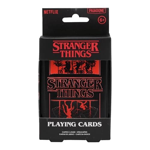 Stranger Things Playing Cards Gift Set - Collectible Tin Box - Official Stranger Things Merchandise | Paladone thumbnail 5