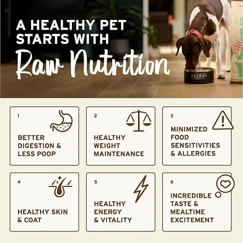 Primal Freeze Dried Raw Dog Food Nuggets, Duck, Complete & Balanced Meal, Also Use as Topper or Treat, Premium, Healthy, Grain Free, High Protein Raw Dog Food, 14 oz thumbnail 3