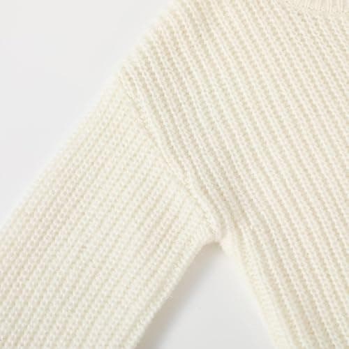Girls' Cardigan with Button Loose Long Sleeve Shrug Sweaters Cropped Uniforms Kids Knit Sweater Outerwear thumbnail 5