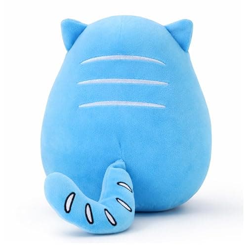 8-inch Cartoon Blue Tiger Plush Toy, Funny Plush Cushion, Gift for Kids, Adults, Fans & Collectors for Birthday and Holiday (Blue) thumbnail 4