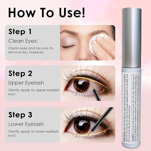 Pronexa Hairgenics Lavish Lash – Eyelash Growth Enhancer & Brow Serum with Biotin & Natural Growth Peptides for Long, Thick Lashes and Eyebrows! Dermatologist Certified, Cruelty Free & Hypoallergenic. thumbnail 4