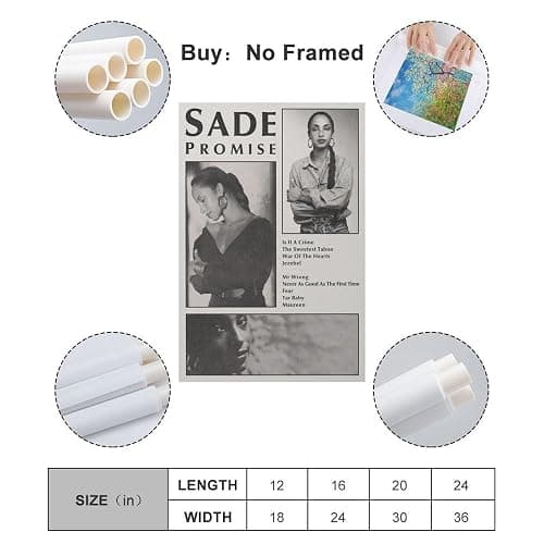 IVNE HY5V Sade Promise 2 Canvas Poster Wall Decorative Art Painting Living Room Bedroom Decoration Gift Unframe-style12x18inch(30x45cm) thumbnail 2