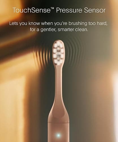 SURI Pro Sonic Electric Toothbrush | Over 4+ Weeks Battery | Pressure Sensor | Aluminium Body | 2-Minute Timer | Plant-Based Heads | Pink thumbnail 6