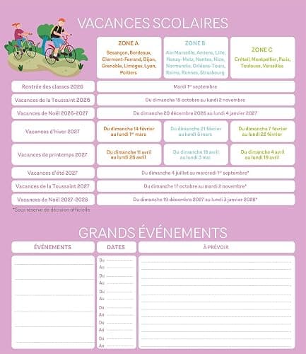 Frigobloc Mensuel 2027 - Calendrier organiseur familial (de sept. 2026 à déc. 2027) thumbnail 11