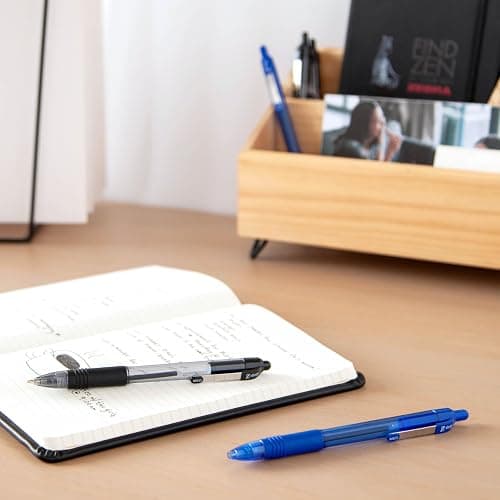 Zebra Pen Z-Grip Retractable Ballpoint Pen, Smooth-Flowing Black and Blue Ink, 1.0mm Medium Point, School & Office Supplies, Ideal for Note-Taking, Journal and Planner Use, 18-Pack (22018amz) thumbnail 2