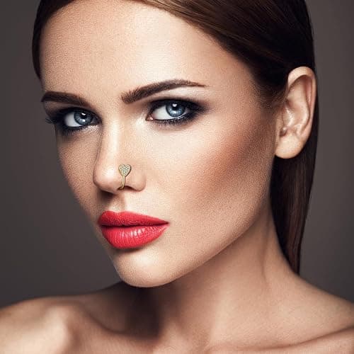 TAMHOO 25 Pcs Multi-Style Fake Nose Rings for Women and Men -Gold Plated Copper African Nose Cuff Non Piercing for Teen Grirls - Nice Gift for Her on Birthday/Valentines Day/Christmas thumbnail 5