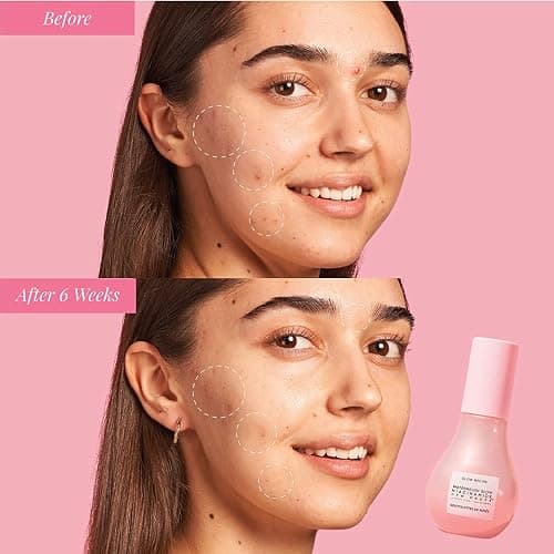 Glow Recipe Watermelon Niacinamide Dew Drops, Travel Size - Brightening, Plumping Hydrating Face Serum, Makeup Primer + Liquid Highlighter with Hyaluronic Acid - Dewy & Glowing Korean Skin Care (15ml) thumbnail 4