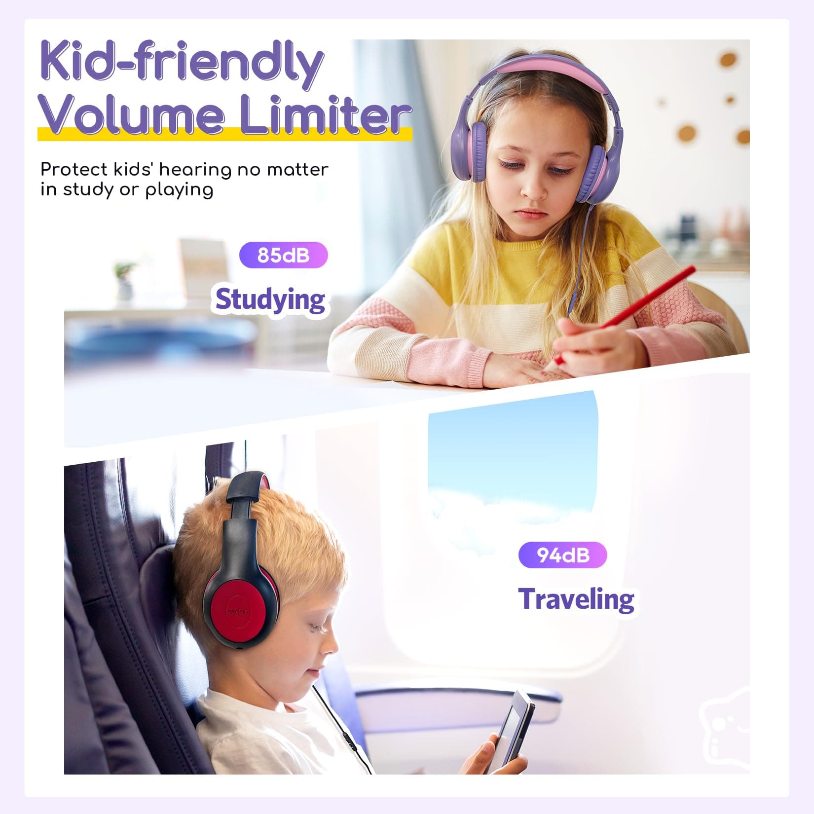 EarFun Kids Headphones Wired thumbnail 4