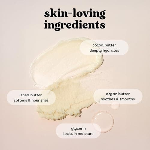 eos Cashmere Whipped Oil Body Butter, Vanilla Cashmere, 72 Hour Weightless Moisture For Dry Skin, Rich Formula and Deep Hydration, Body Care, 10 oz thumbnail 6