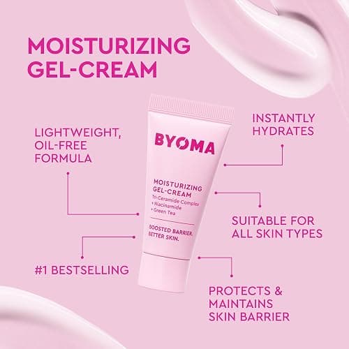BYOMA Star Power Brightening Trio – 5ml De-Puff & Brighten Eye Gel, 60ml Creamy Jelly Cleanser, 15ml Moisturising Gel-Cream for Ultra-Hydrated, Healthy Skin thumbnail 5