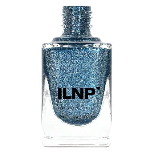 ILNP Arctic Lights - Icy Blue Holographic Metallic Nail Polish