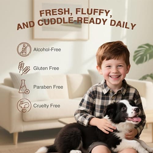 ulroyda Dog Cologne & Pet Perfume – Long-Lasting Coconut & Vanilla Scent | Alcohol-Free Deodorizing Spray for Dogs & Cats, Gentle Non-sticky Grooming Formula, 4.06 oz thumbnail 4
