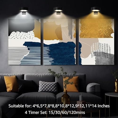 Matte Black Rechargeable Poster Lights thumbnail 5