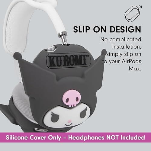 Sonix x Sanrio Protective Case Cover for AirPods Max Headphones | Silicone Cover Case | Kuromi thumbnail 4