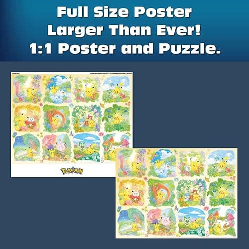 Buffalo Games - Sapphire Select - Pokemon - Scenic Pokemon - 1000 Piece Jigsaw Puzzle – Challenging & Fun – Blue Core Puzzle Board – Giftable Display Box - Full Size Poster Included thumbnail 4