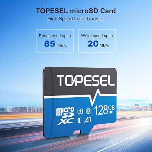 TOPESEL 128GB Micro SD Card 2 Pack Memory Cards UHS-I TF Card Class 10 for Camera/Phone/Galaxy/Drone/Dash Cam/GOPRO/Tablet/PC/Computer (2 Pack U1 128GB) thumbnail 2