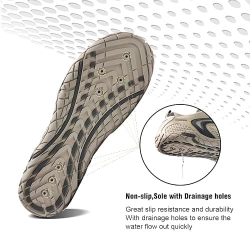 YALOX Water Shoes Men's Women's Swim Shoes Outdoor Beach Barefoot Quick-Dry Aqua Pool Socks Swimming Yoga Surfing Exercise thumbnail 4