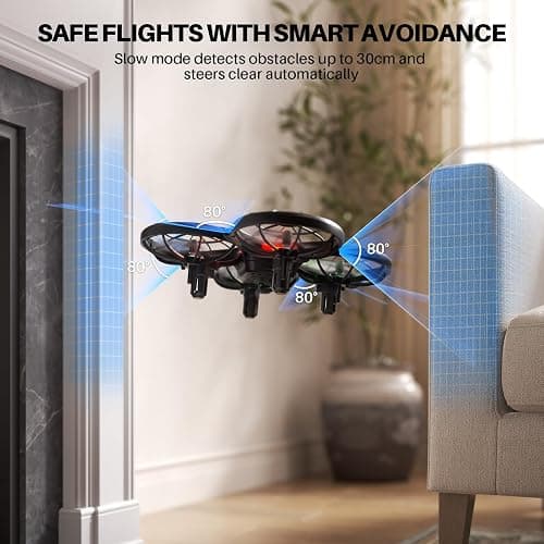 SYMA Drone for Kids 8-12 with Automatic Obstacle Avoidance, 20 Mins Flight Time(2 Batteries), One-Key 360°Flips and Altitude Hold, Safe Indoor Flying Toys for Boys and Girls thumbnail 2