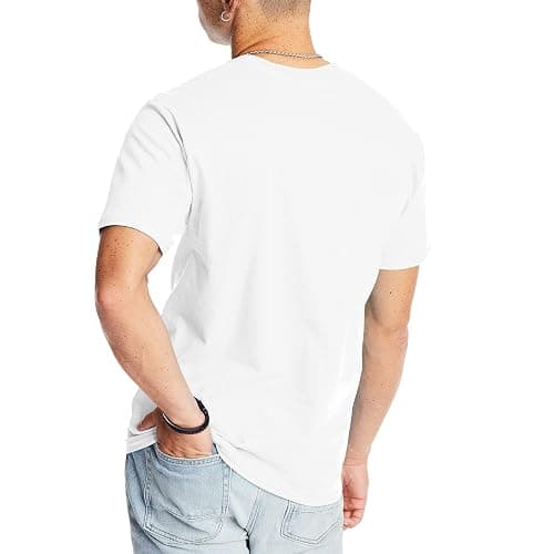 Hanes Men's Beefy-t T-Shirt, Heavyweight Cotton Tee, 1 Or 2 Pack, Big & Tall thumbnail 2